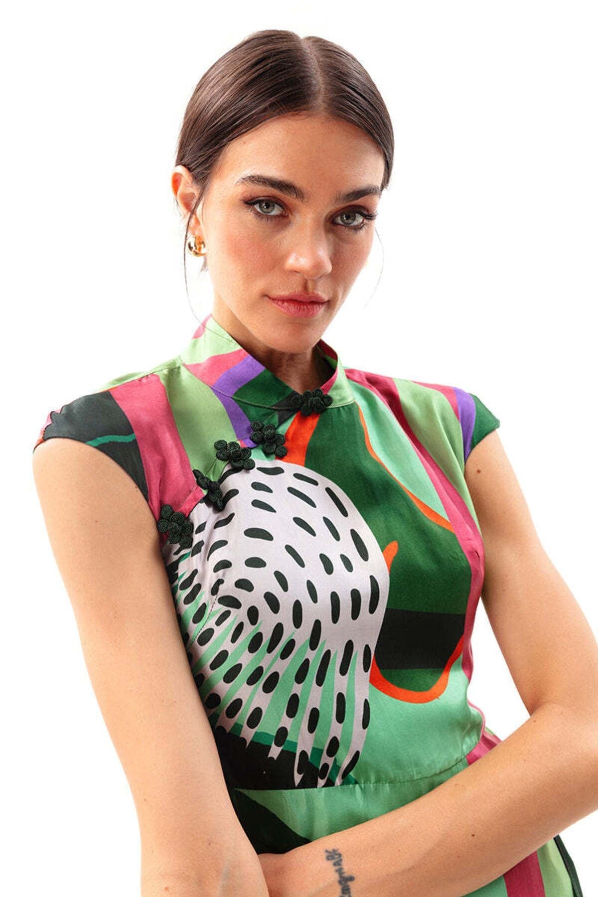 Sylvia Maxi Cheongsam Dress