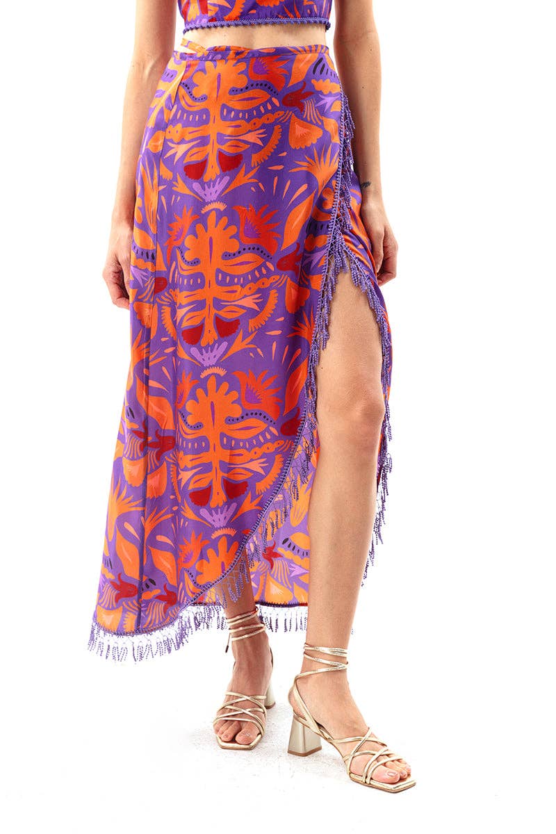 Mauve Sarong Skirt