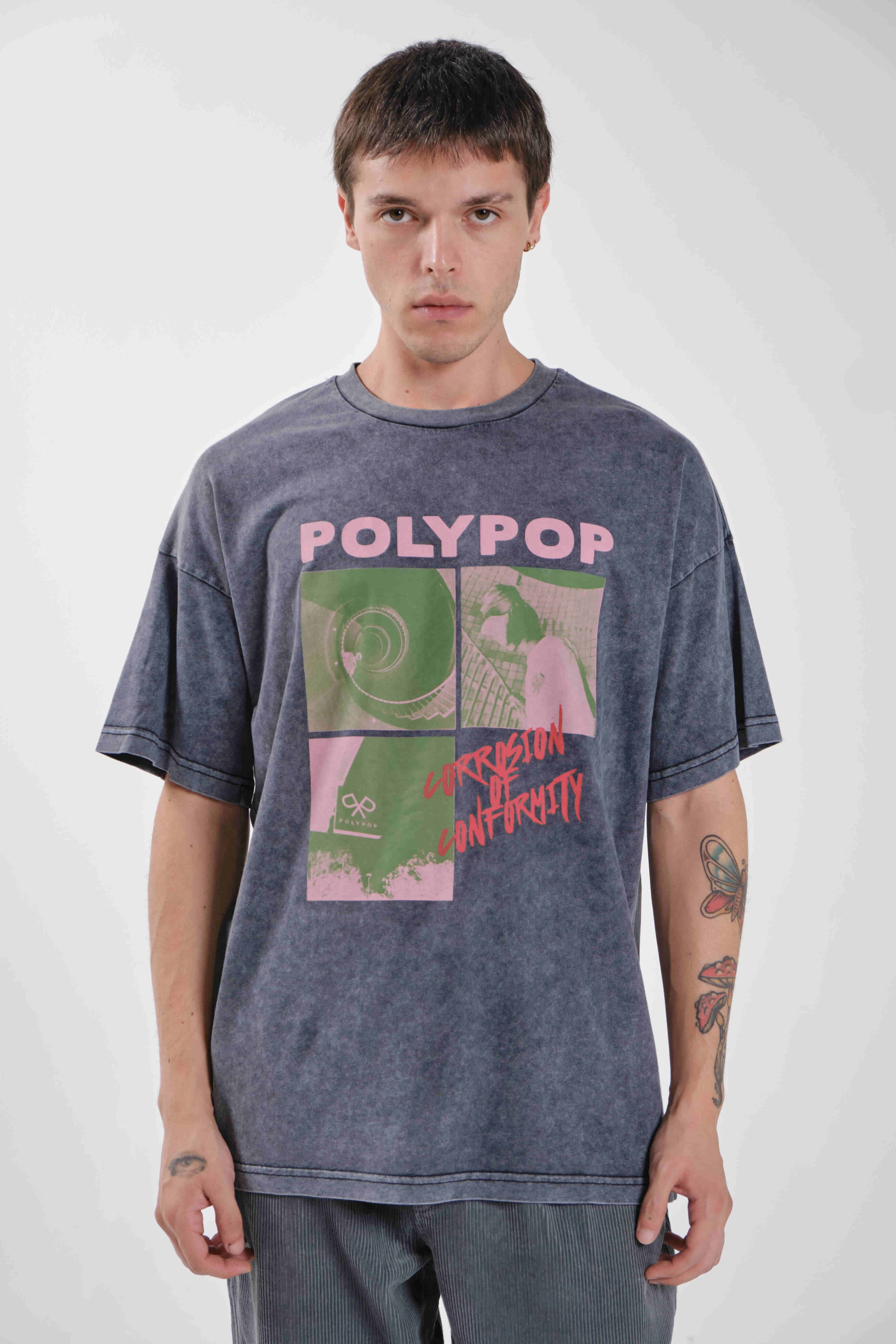 Dubai, UAE, Shopiva Polypop COC Oversize T-Shirt – oversize streetwear graphic tee