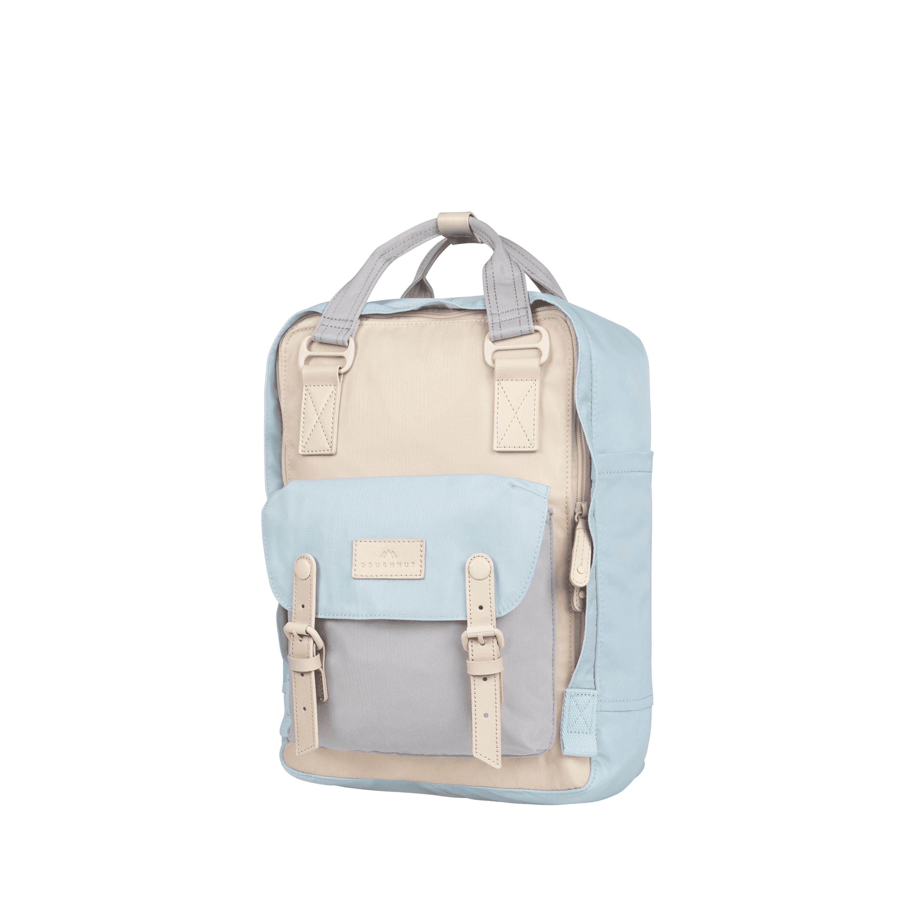 Dubai, UAE, Shopiva Doughnut Macaroon Cream Iceberg Sakura unisex backpack side view
