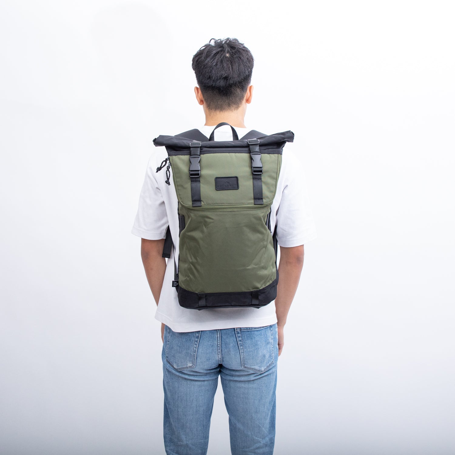 Christopher Go Wild Series Black x Army Backpack