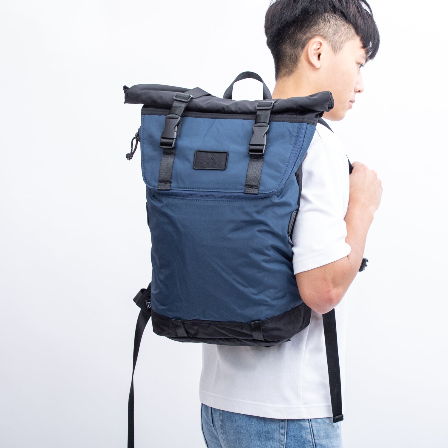 Christopher Go Wild Series Black x Navy Backpack