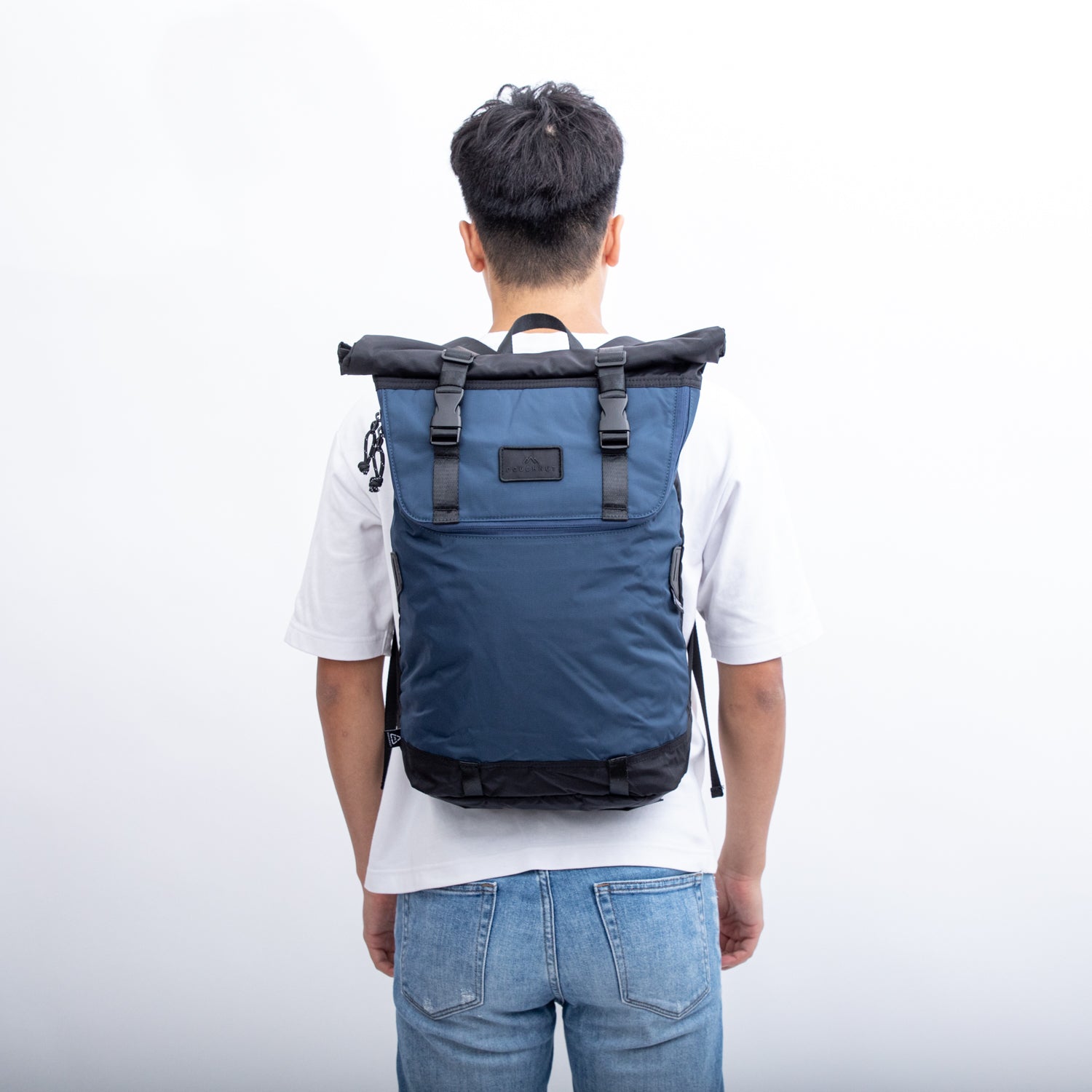 Christopher Go Wild Series Black x Navy Backpack