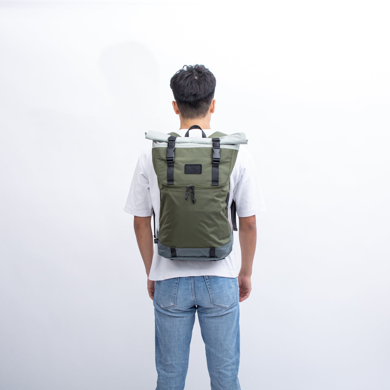Cristopher Go Wild Series Army x Grey Backpack