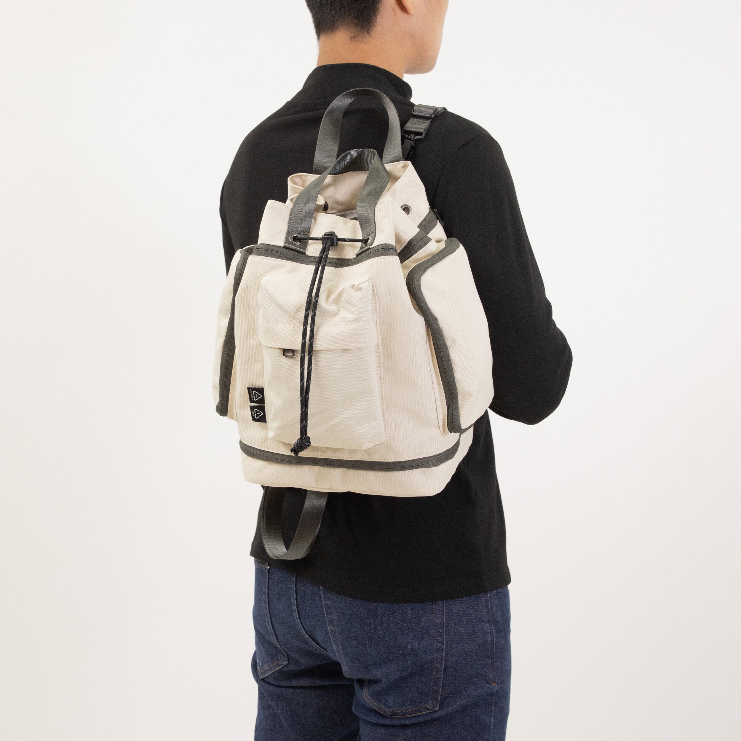 Dubai, UAE, Shopiva Doughnut Pyramid Nomad Series – eco-friendly stone backpack water-repellent