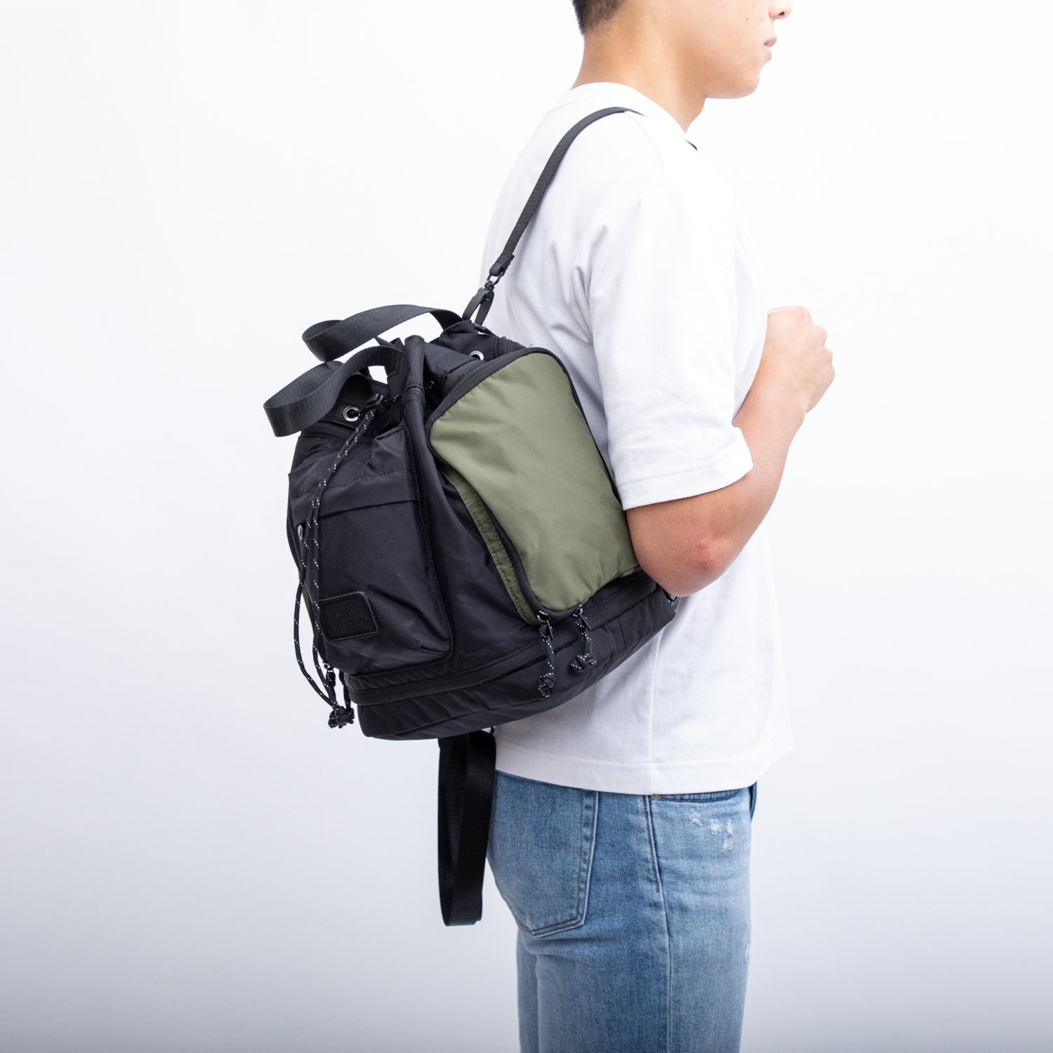 Pyramid Go Wild Series Black & Khaki Backpack