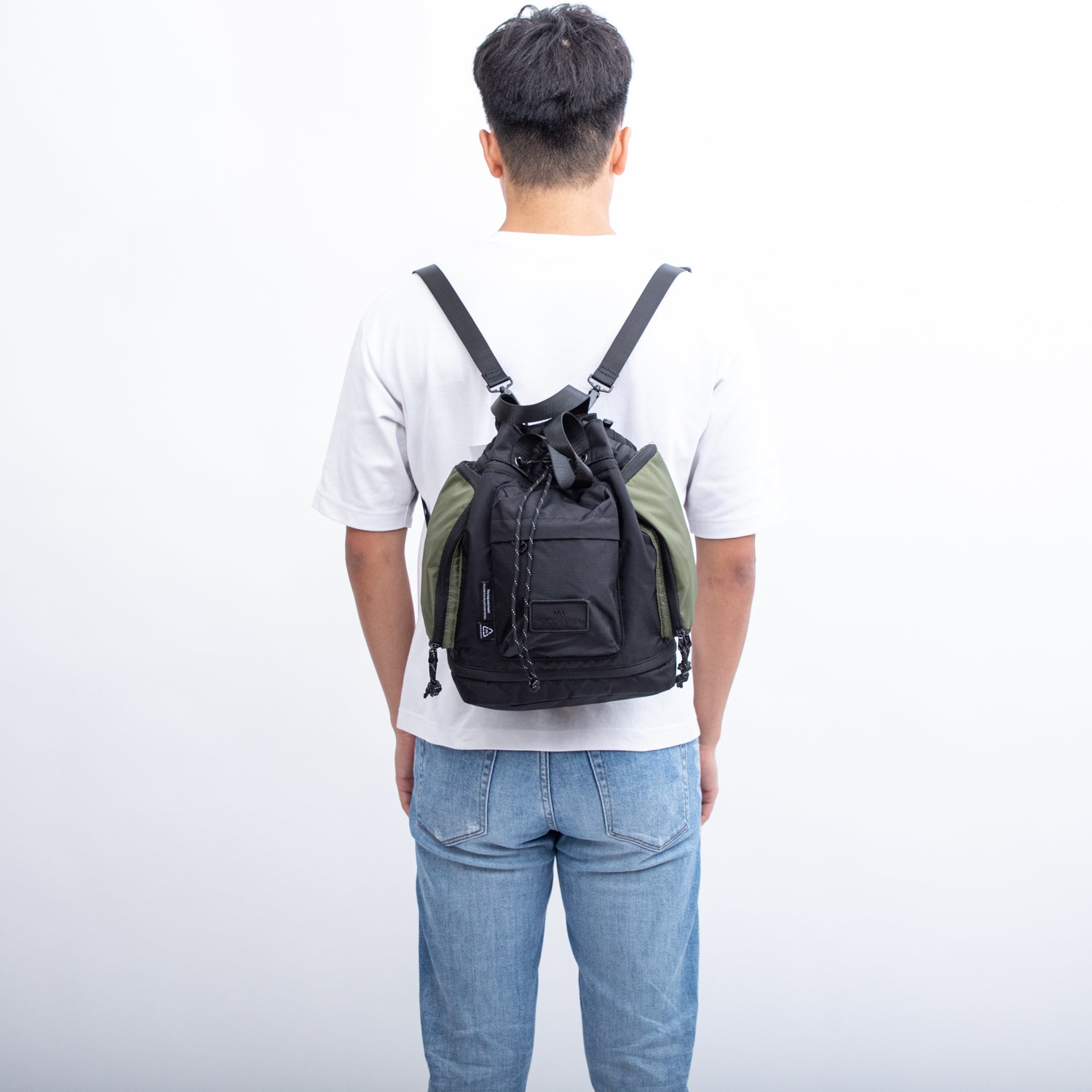 Pyramid Go Wild Series Black & Khaki Backpack