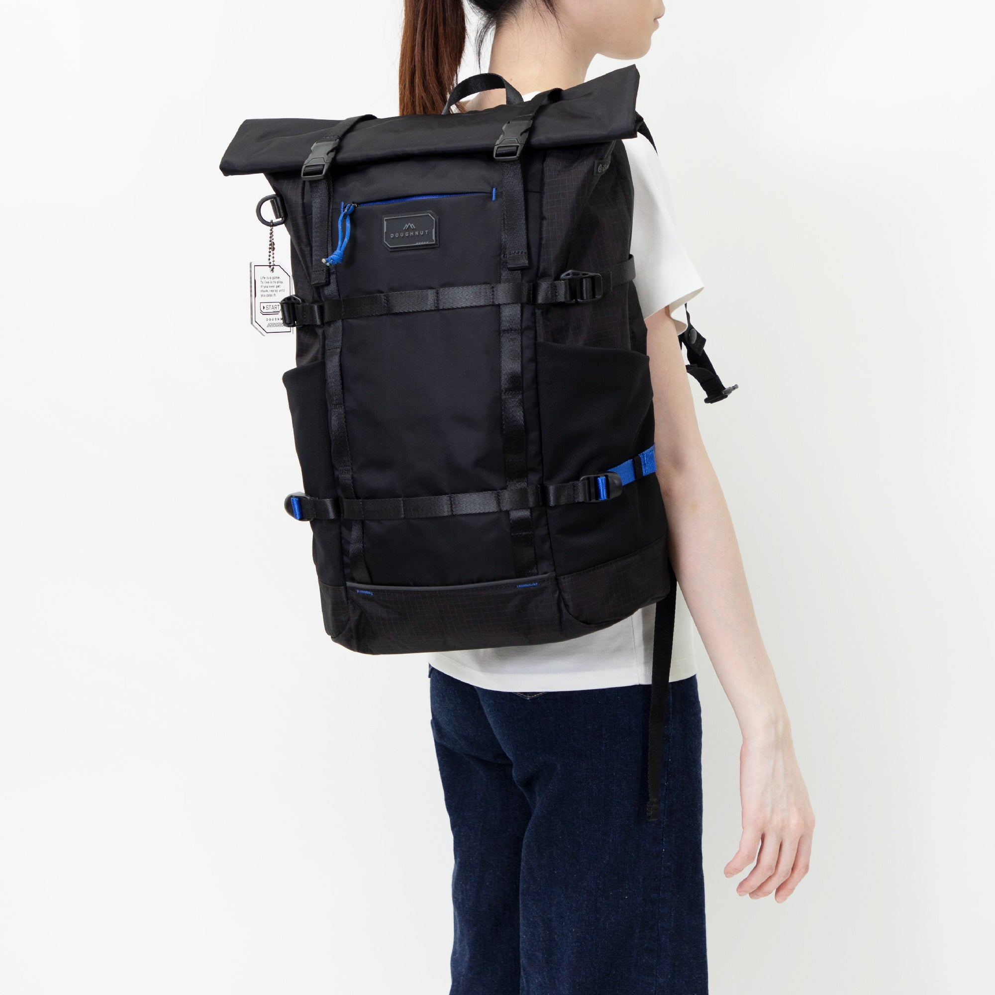 Paratrooper Black Backpack
