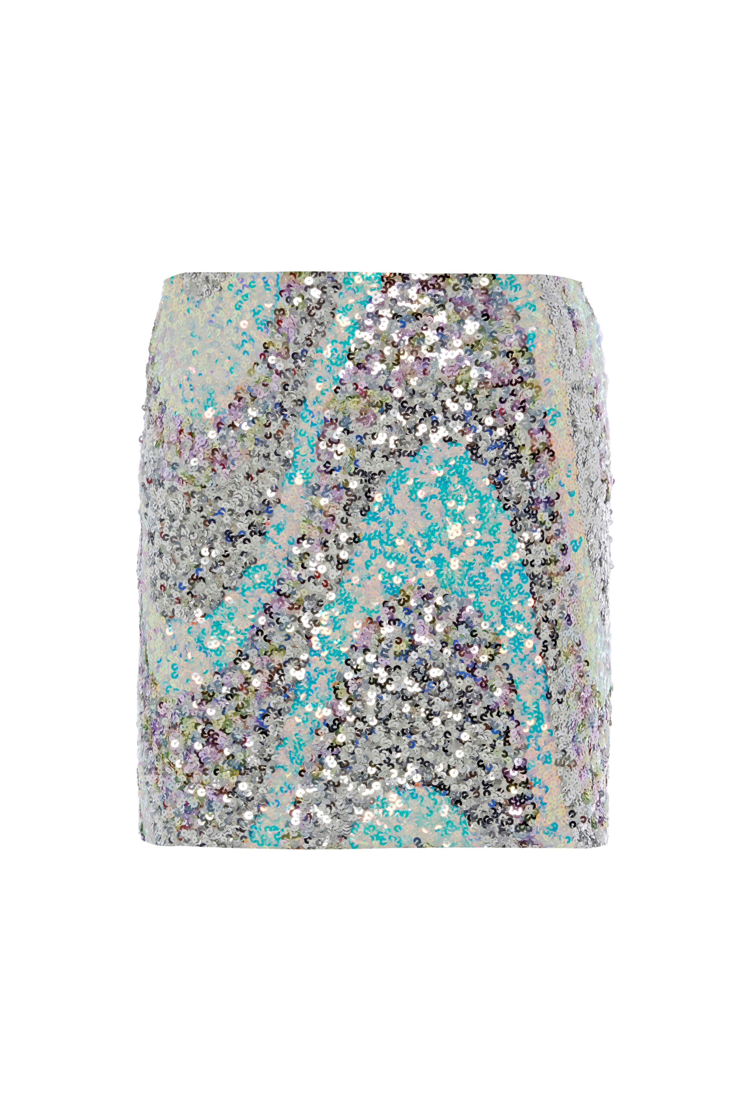 Sequined Mini Skirt