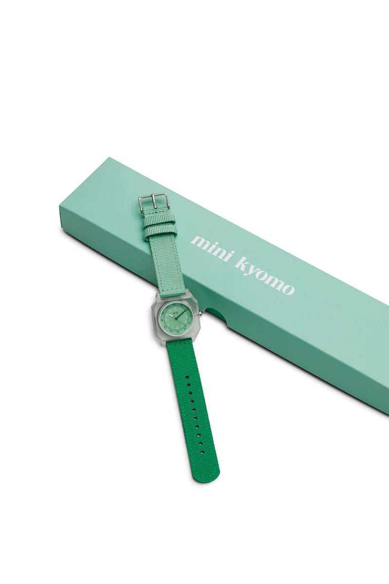 Mini Kyomo Green Smoothie Kids Watch – durable kids’ accessory with contrast dial