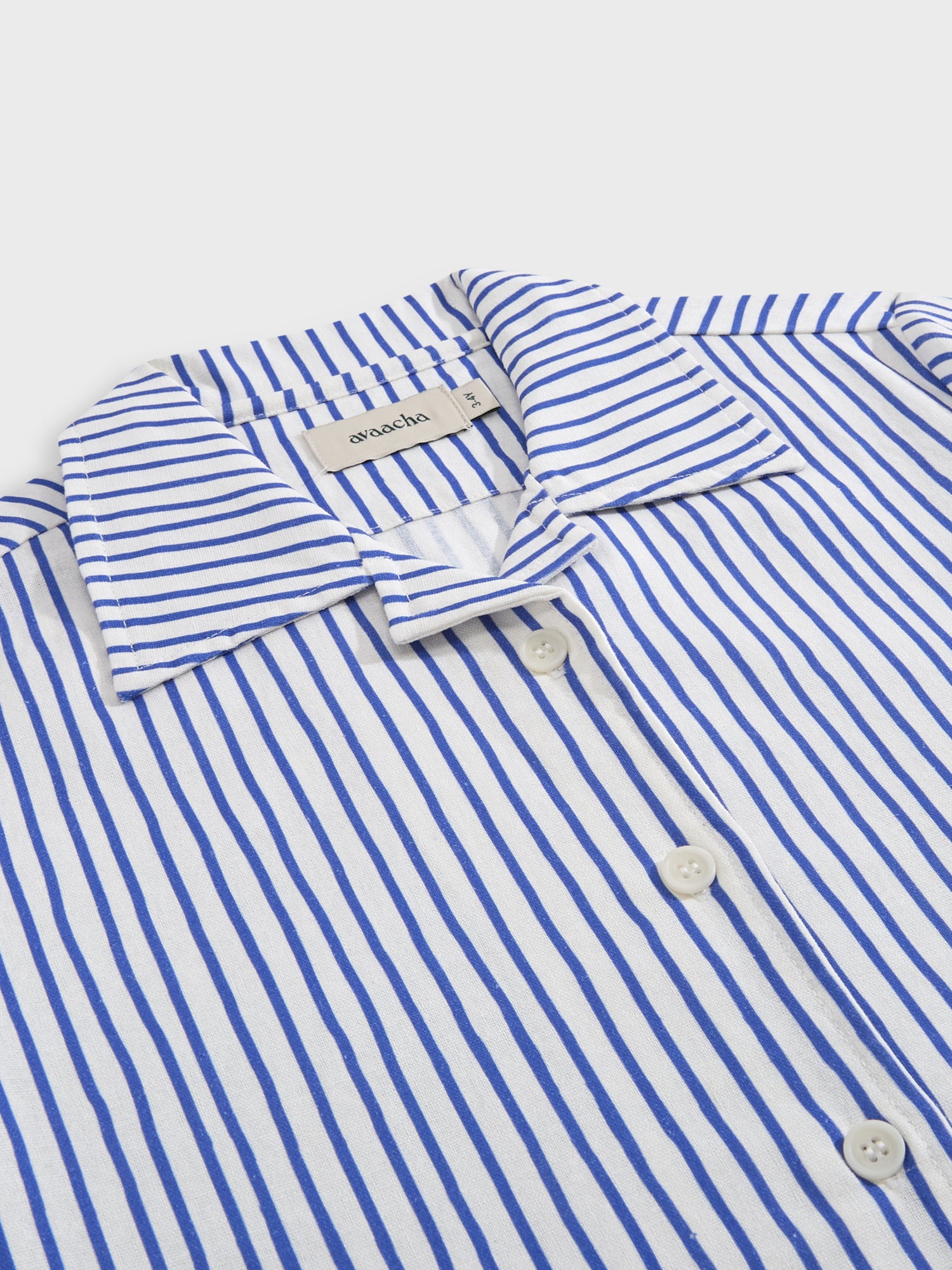 Color Block Stripes Linen Blend Co-ord Set