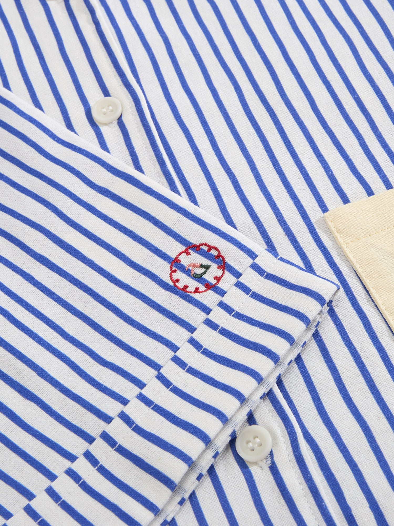Color Block Stripes Linen Blend Co-ord Set