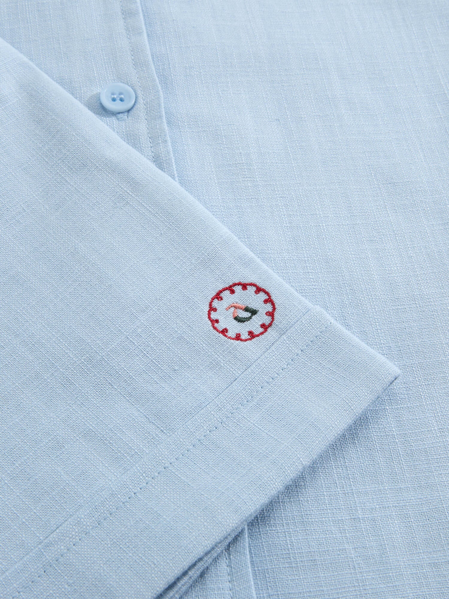 Dubai, UAE, Shopiva Avaacha Powder Blue Linen Co-ord Set – spring and summer kids clothing set