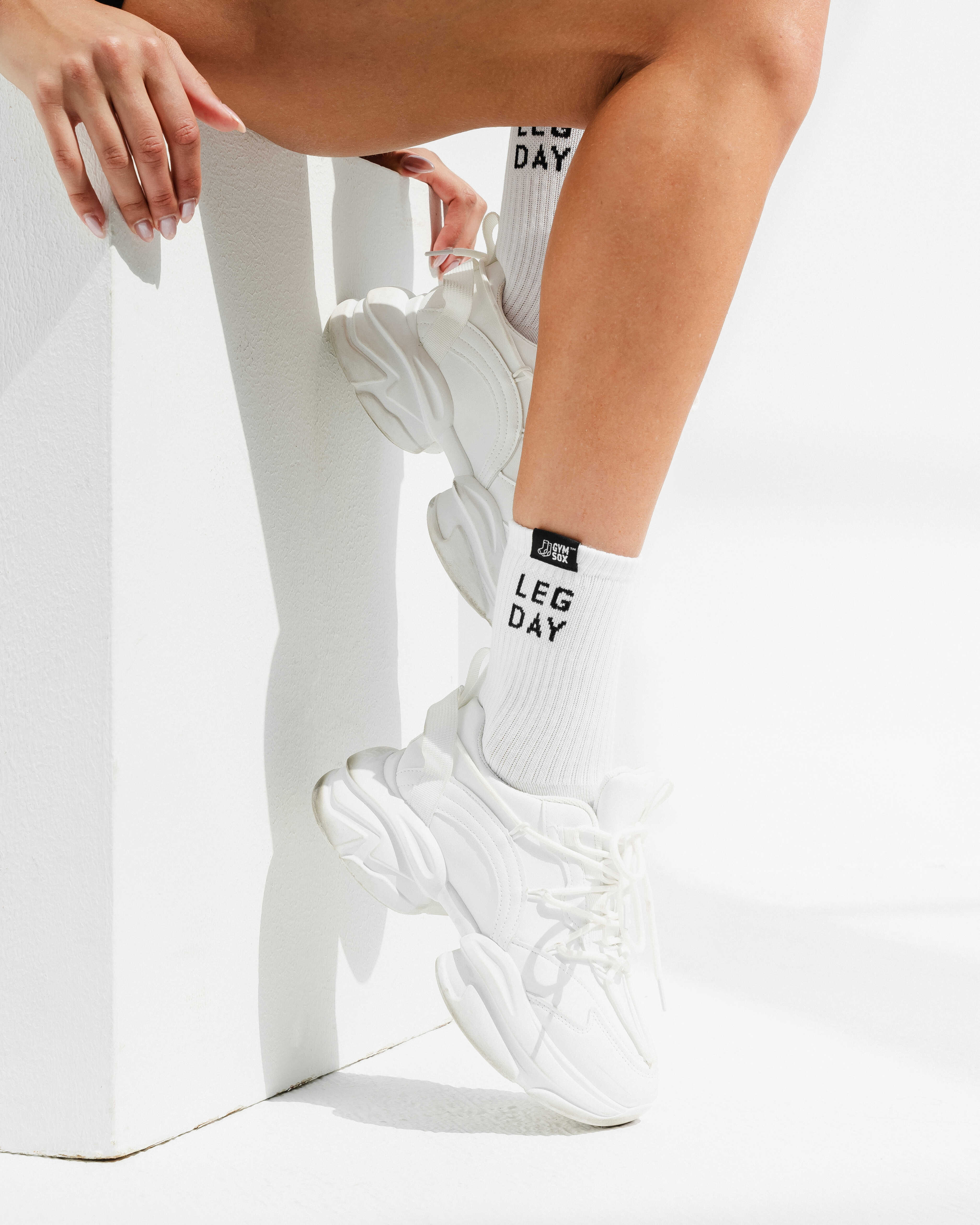 Dubai, UAE, Shopiva Gym Sox Leg Day Socks – unisex cotton motivational socks