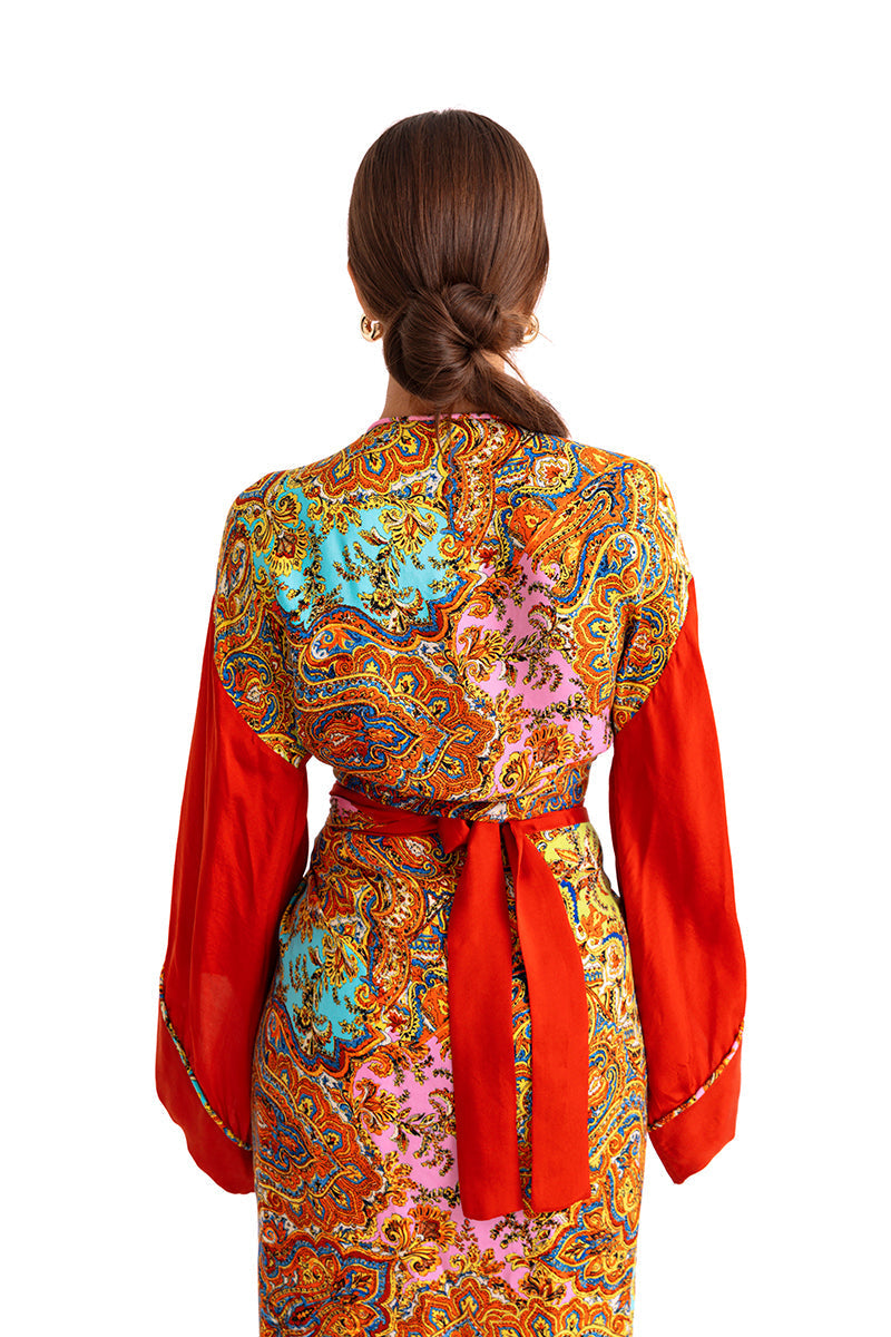 Poppy Tie Front Blouse