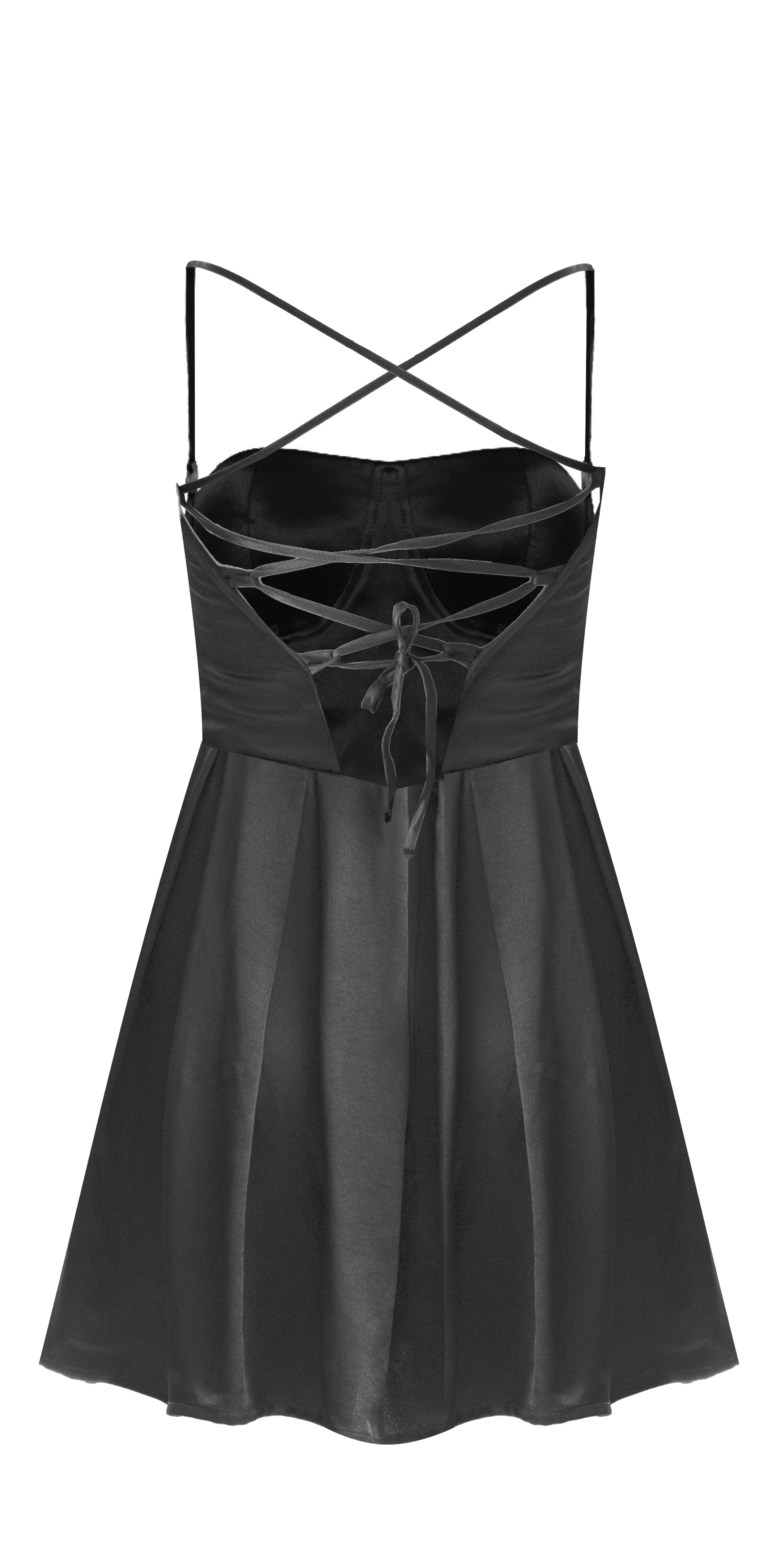 Dubai, UAE, Shopiva Movom Vega Mini Bustier Dress – women’s evening mini bustier dress adjustable straps