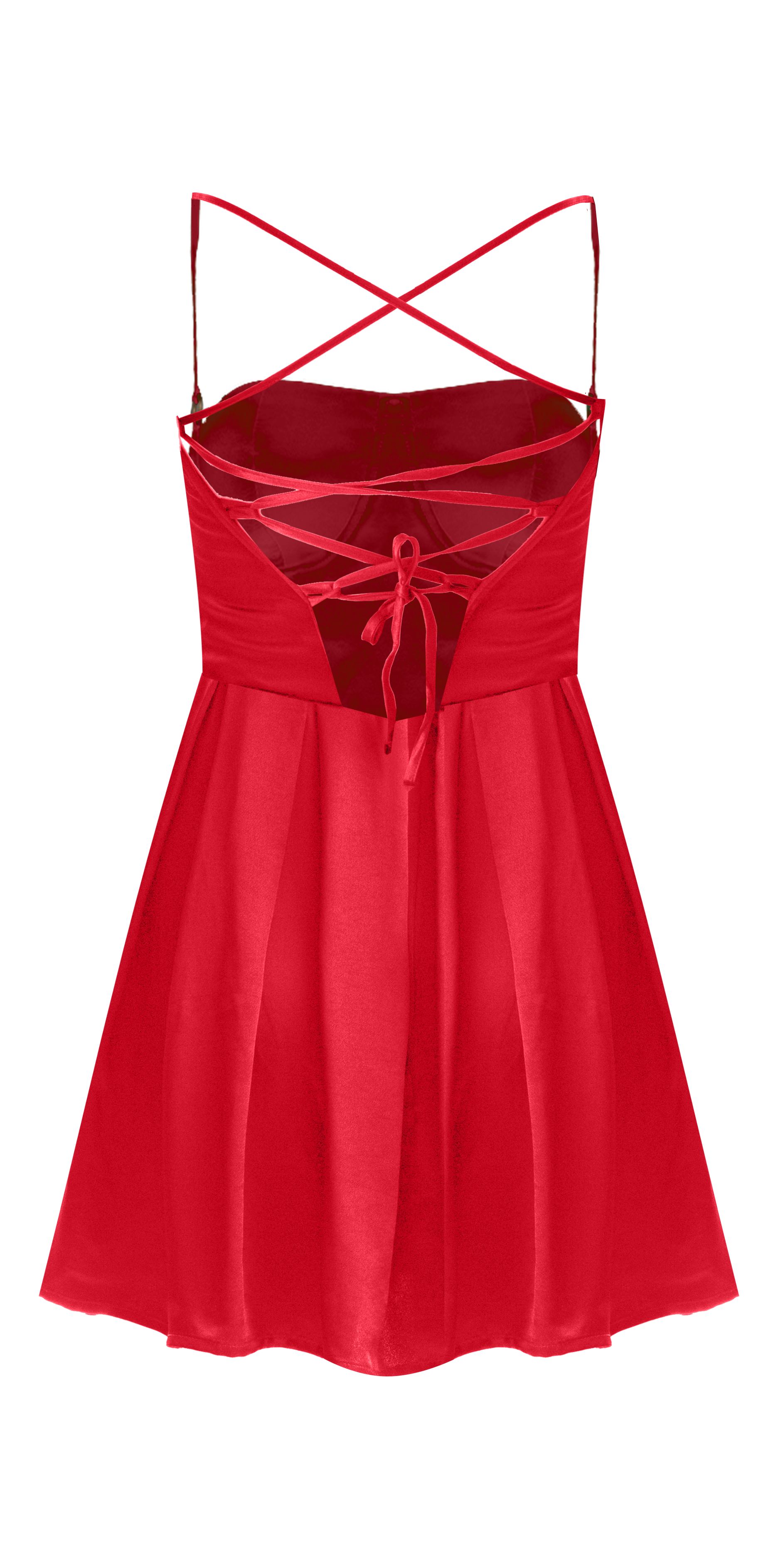 Scarlet Mini Bustier Dress