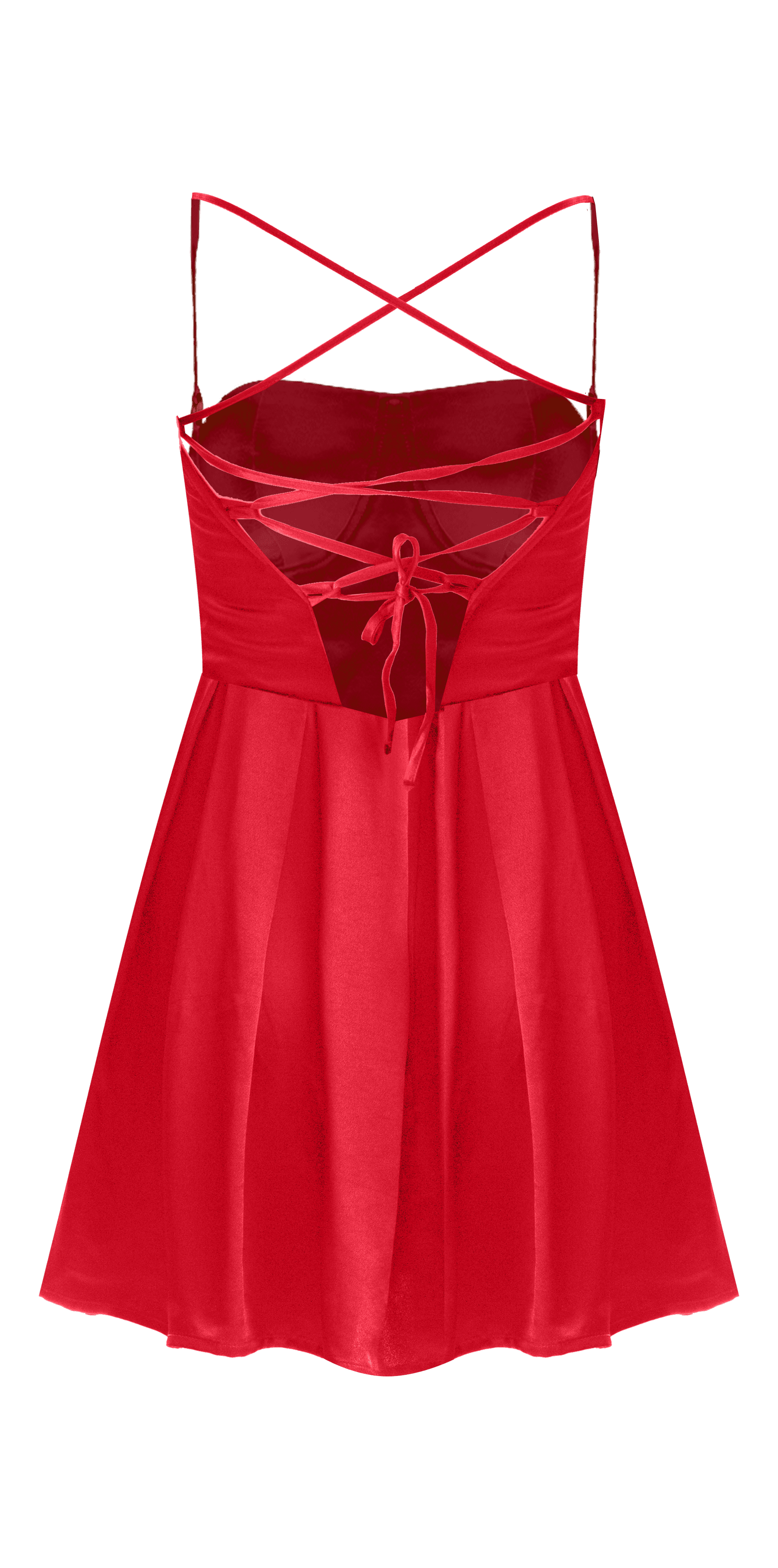 Dubai, UAE, Shopiva Movom Scarlet Mini Bustier Dress – women’s evening mini bustier dress adjustable straps