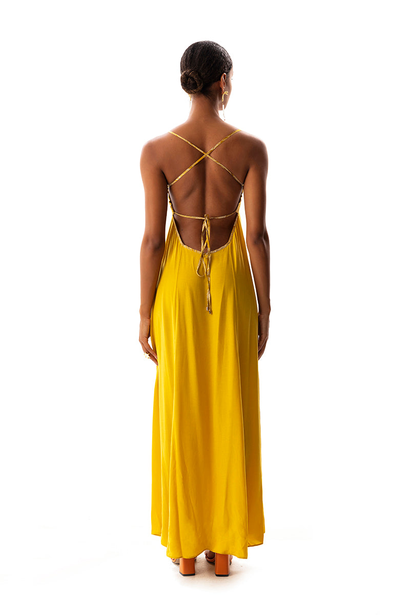 Johona V Neck Maxi Dress