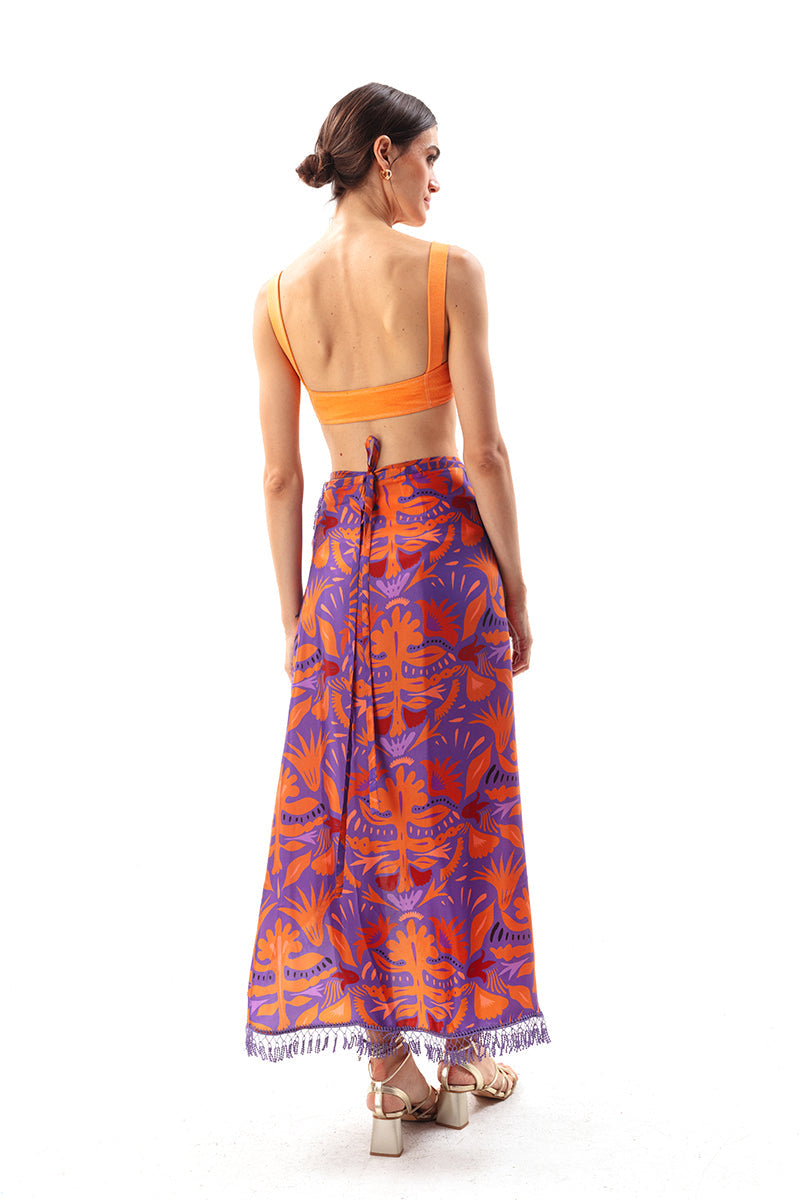 Mauve Sarong Skirt