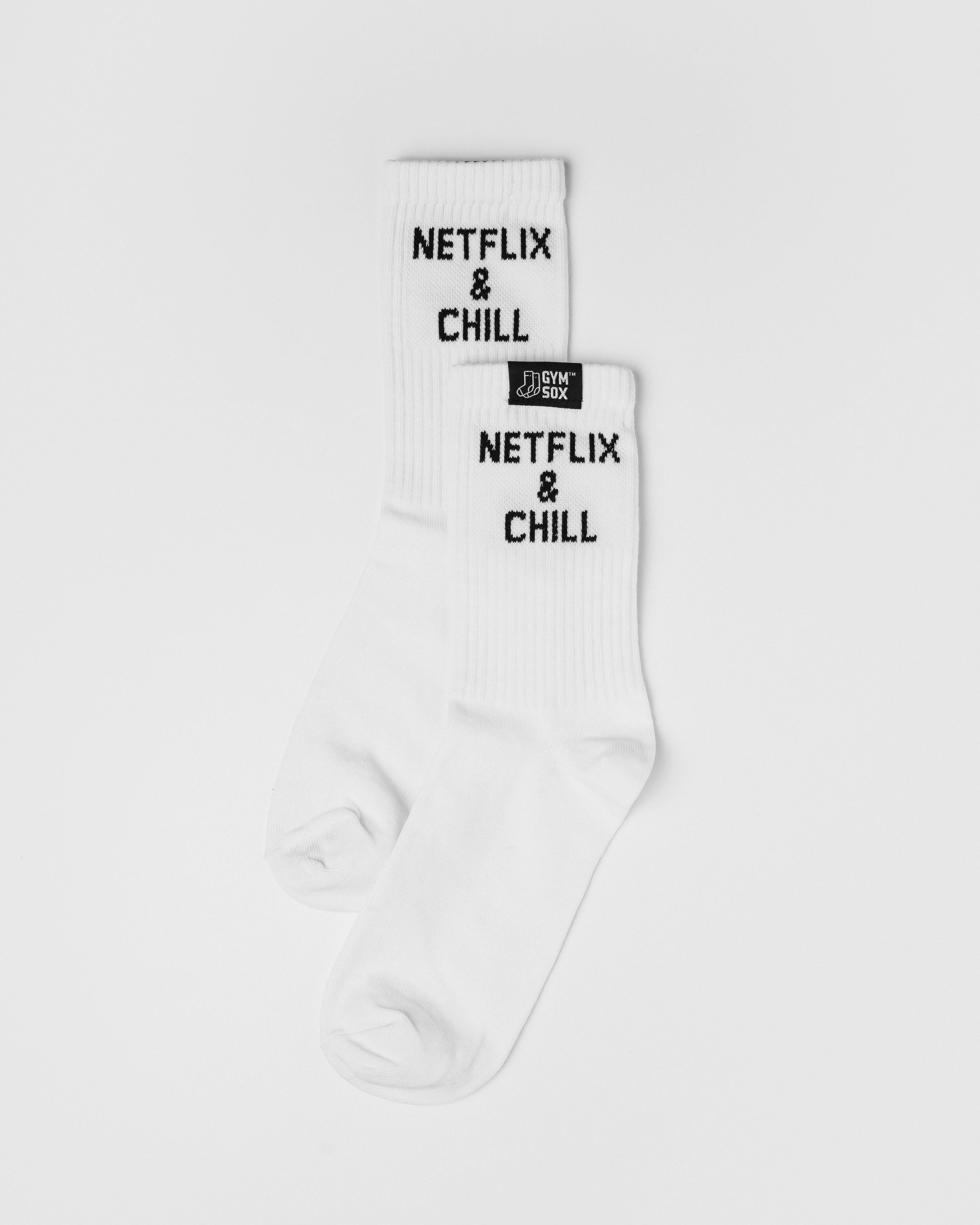 Dubai, UAE, Shopiva Gym Sox Netflix & Chill Socks – workout socks “Netflix & Chill” design