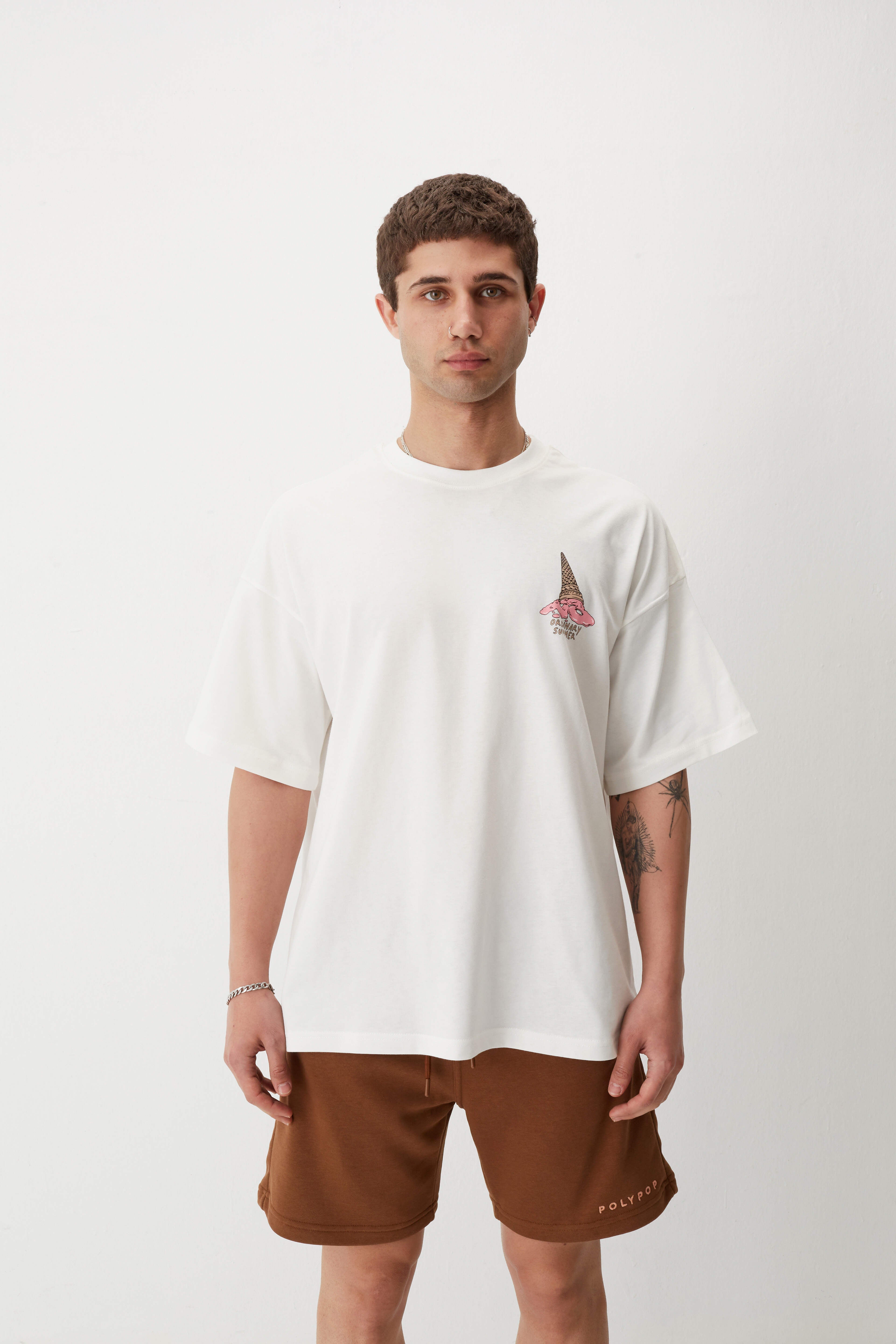 Dubai, UAE, Shopiva Polypop No Ordinary Summer T-Shirt oversize streetwear graphic tee