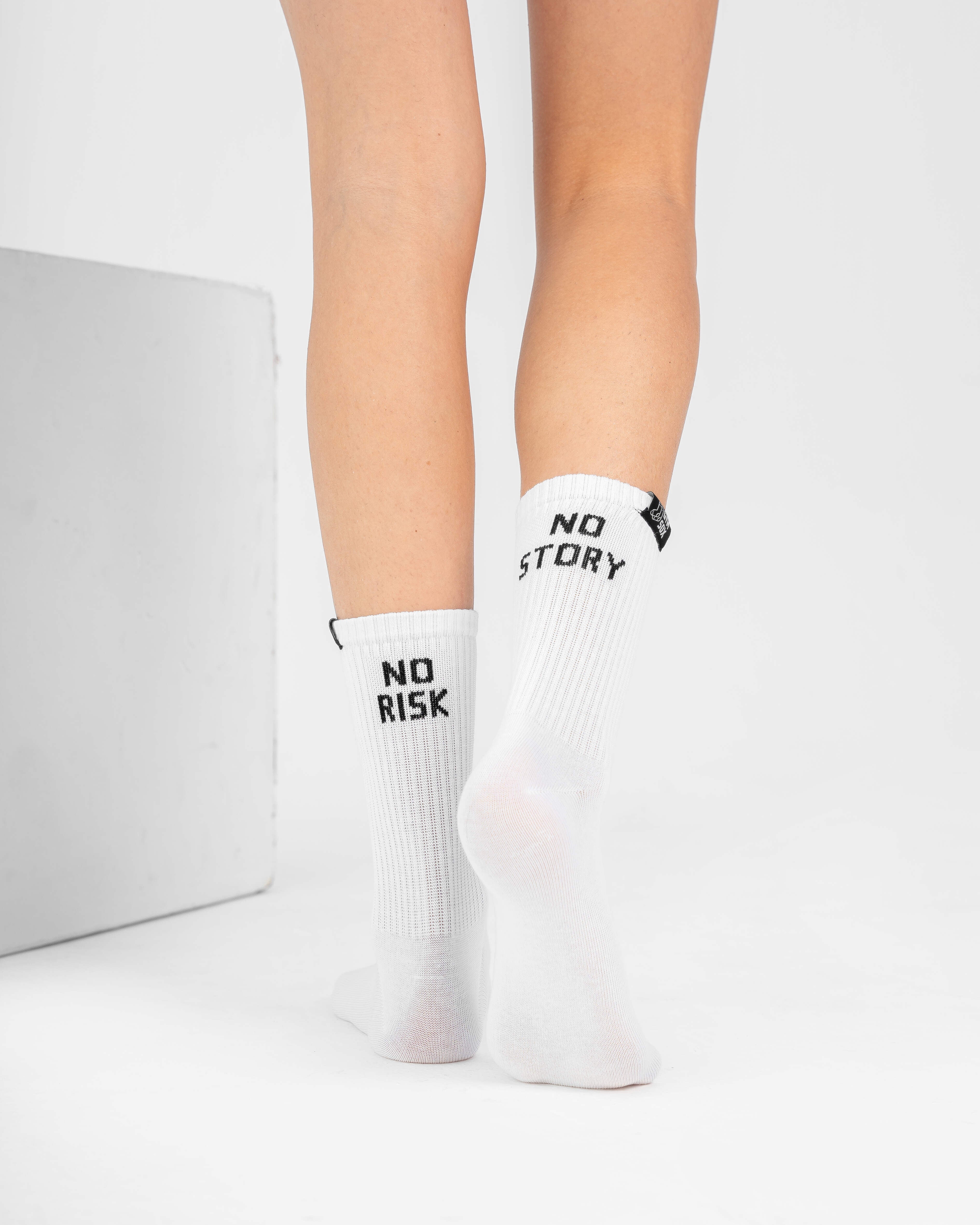 Dubai, UAE, Shopiva Gym Sox No Risk No Story Socks – unisex cotton socks with motivational slogan