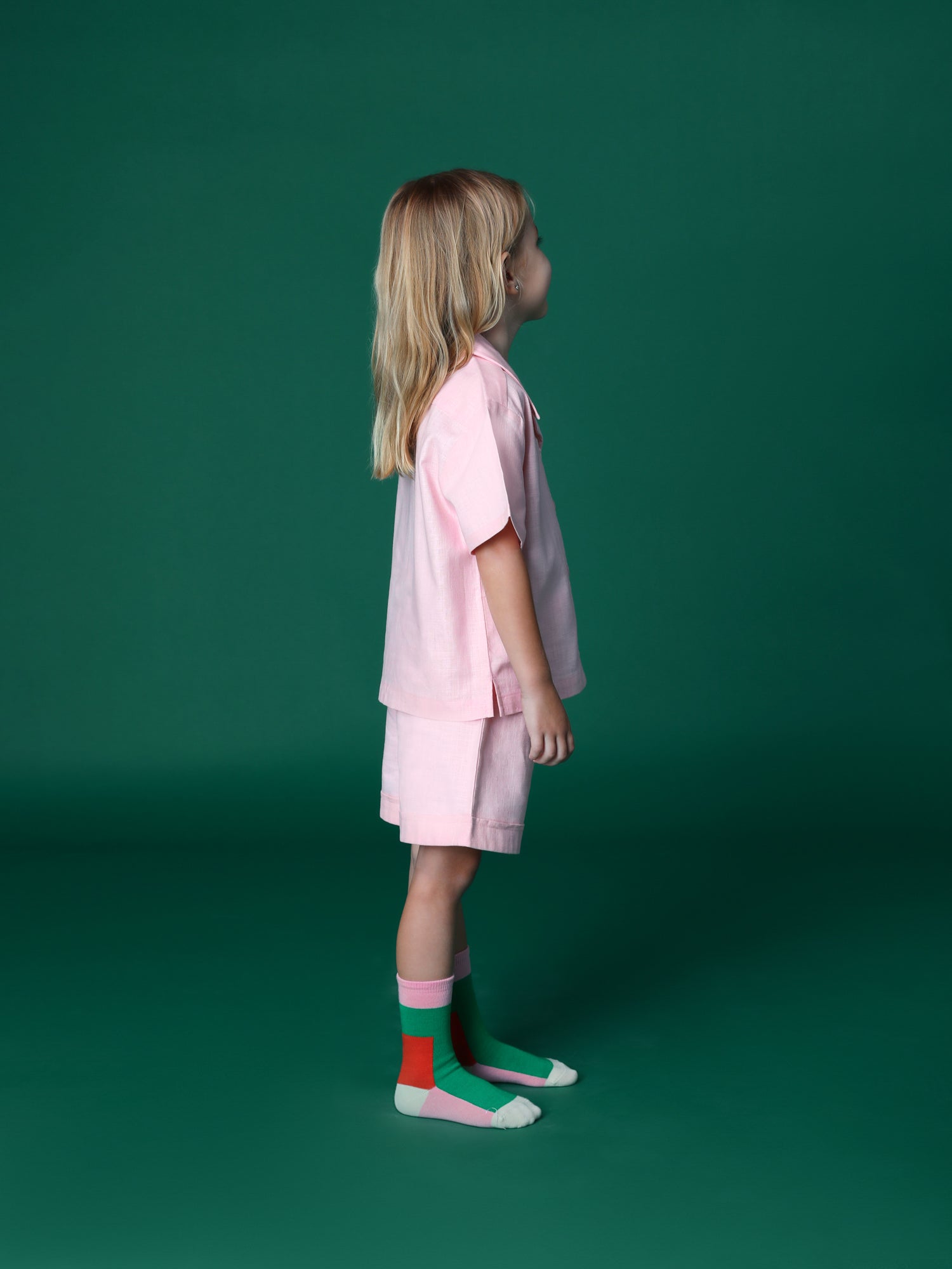 Cotton Candy Pink Linen Blend Co-ord Set