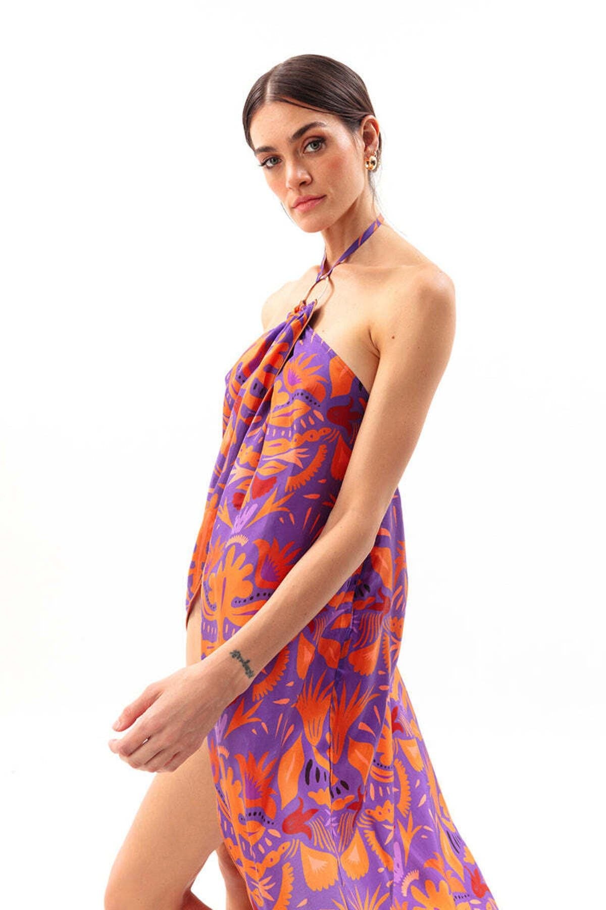 Mauve Blouse Dress