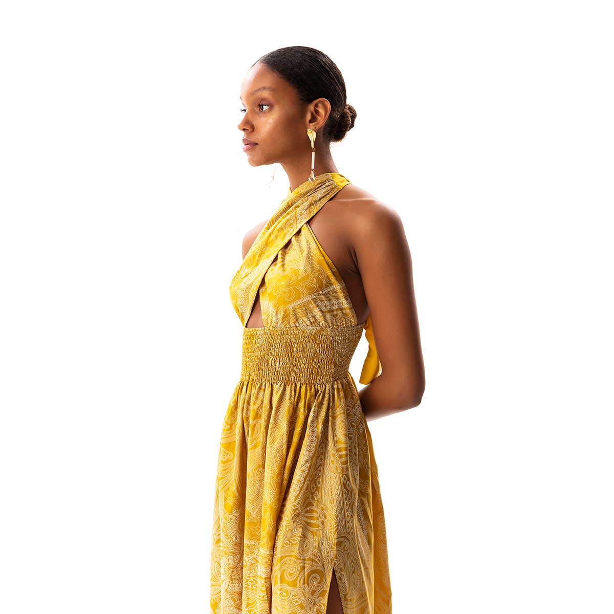 Johona Criss Cross Maxi Dress