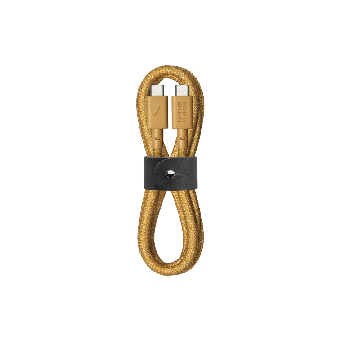 Fast Charging Belt Cable Yellow (USB-C to USB-C & 1.2m)
