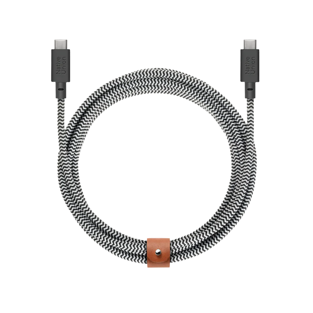 Belt Charging Cable XL Zebra (USB-C to USB-C & 3m)