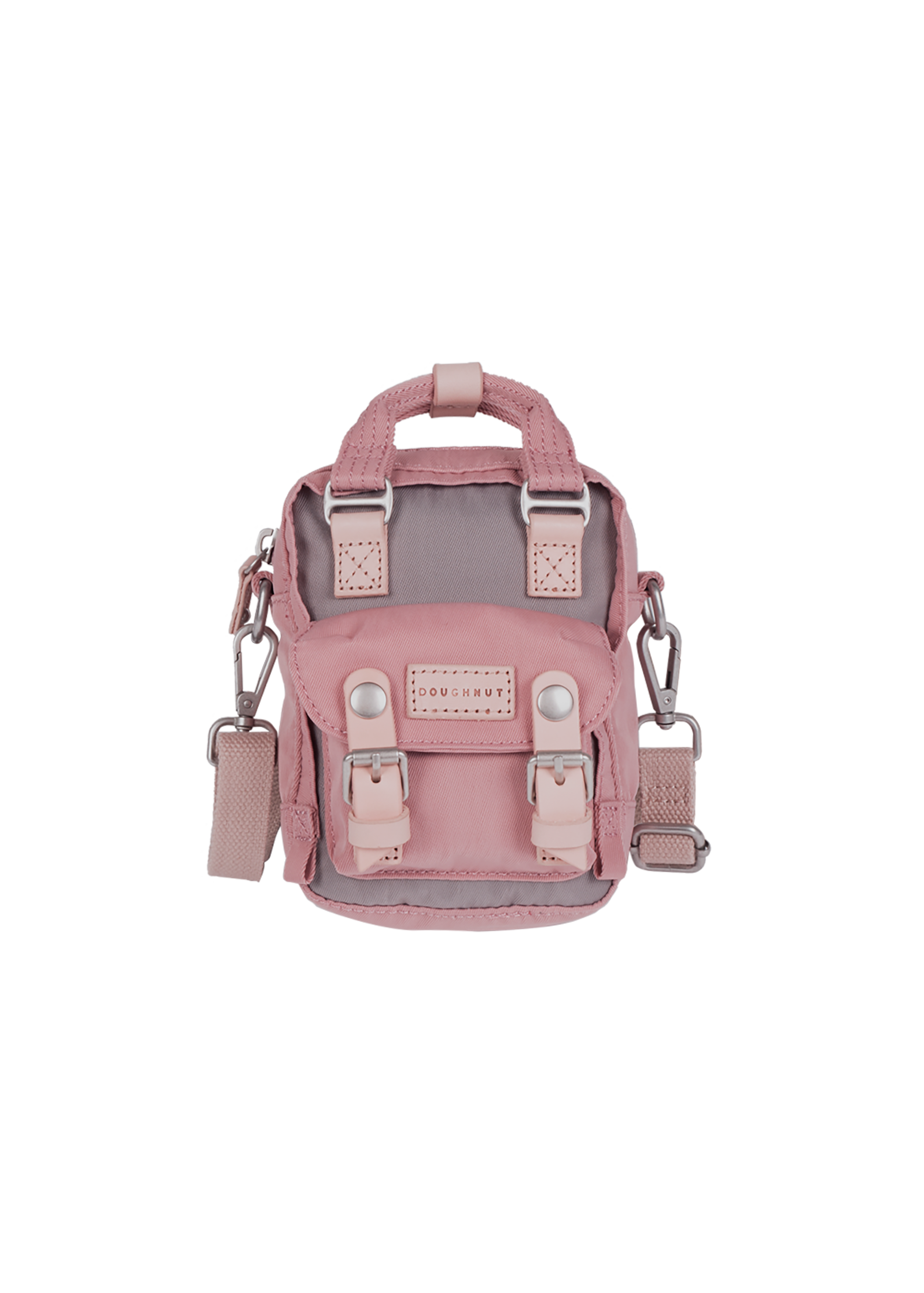 Macaroon Tiny Crossbody Bag - Lavender x Rose