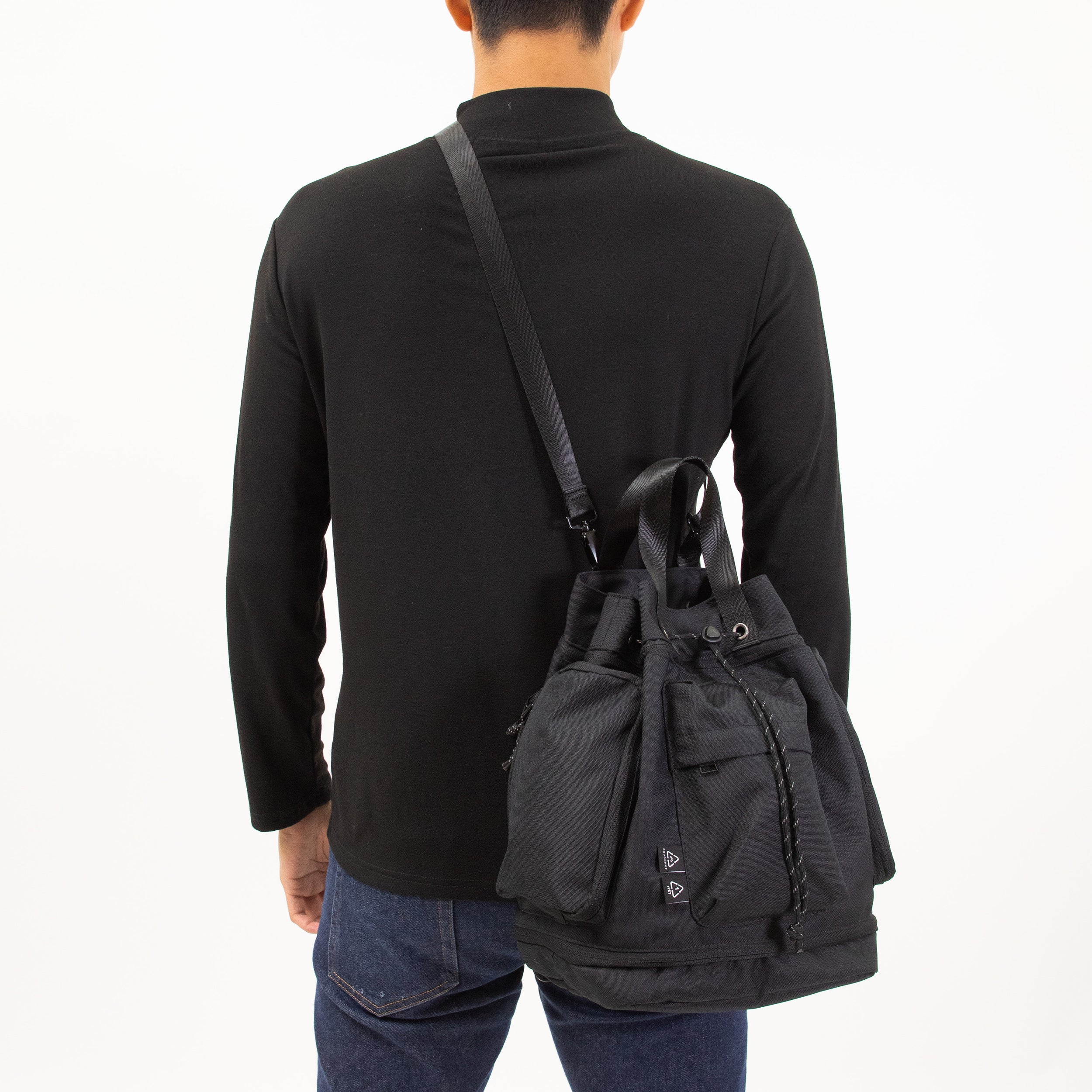 Pyramid Nomad Series Black Backpack
