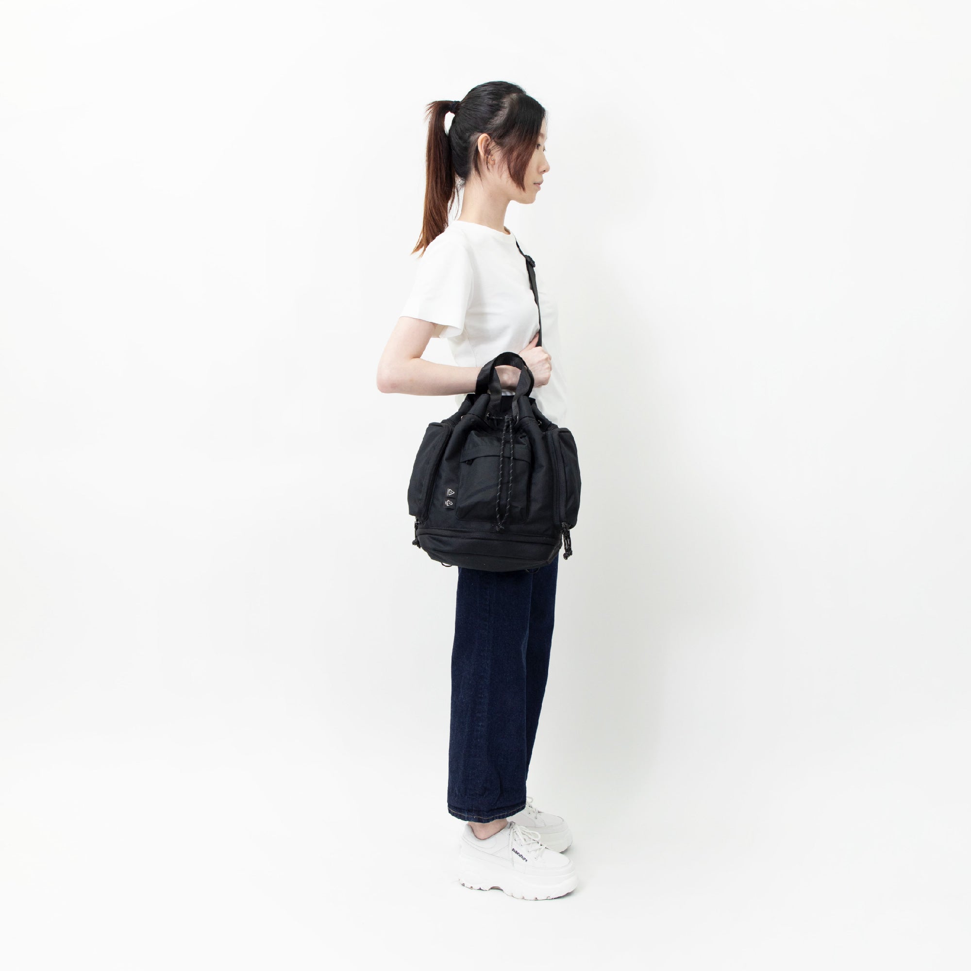 Pyramid Nomad Series Black Backpack