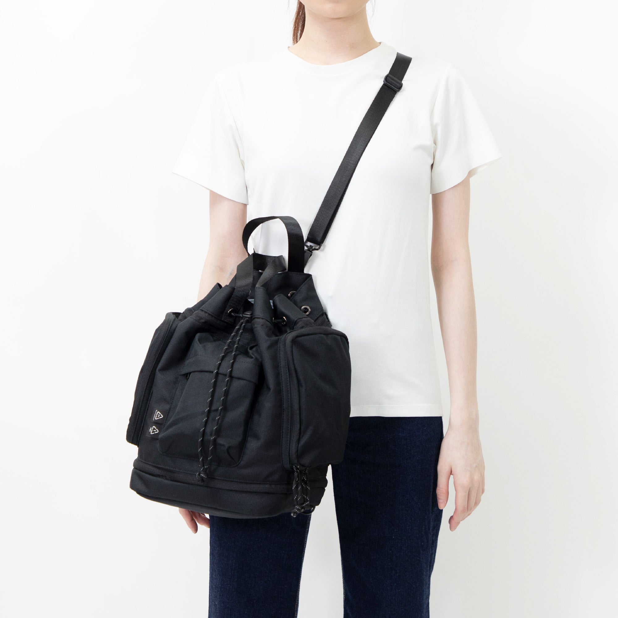 Pyramid Nomad Series Black Backpack
