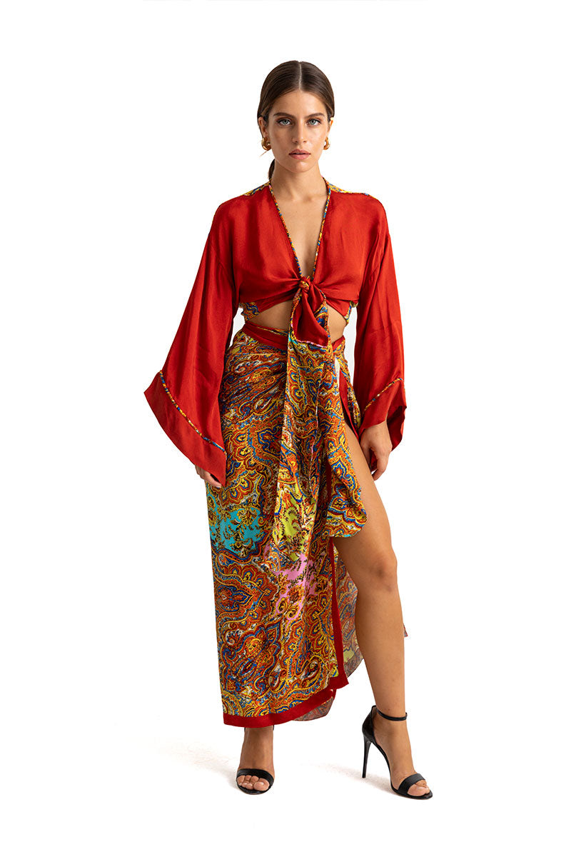 Poppy Sarong Skirt