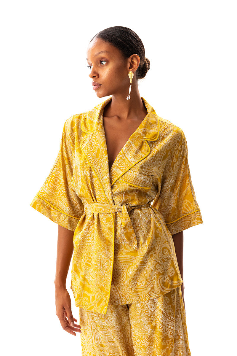 Johona Pajama Style Shirt