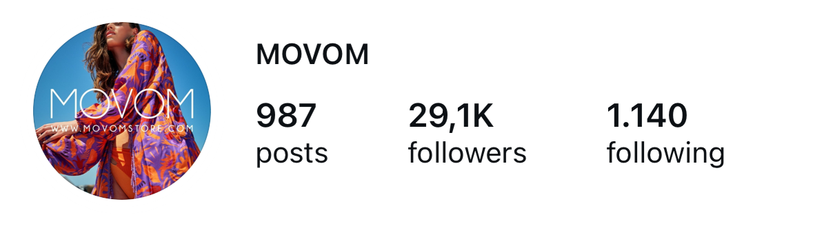 Movom Instagram