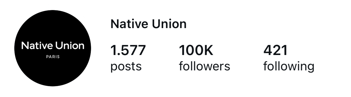 Native Union Instagram