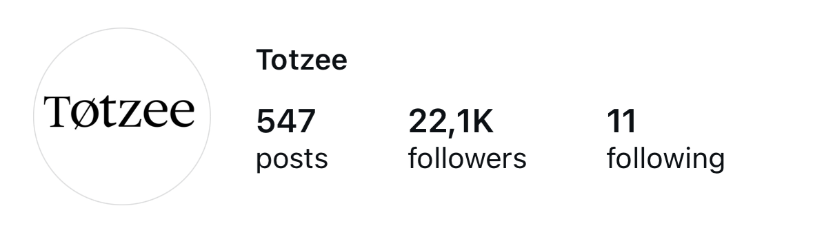 Totzee Instagram
