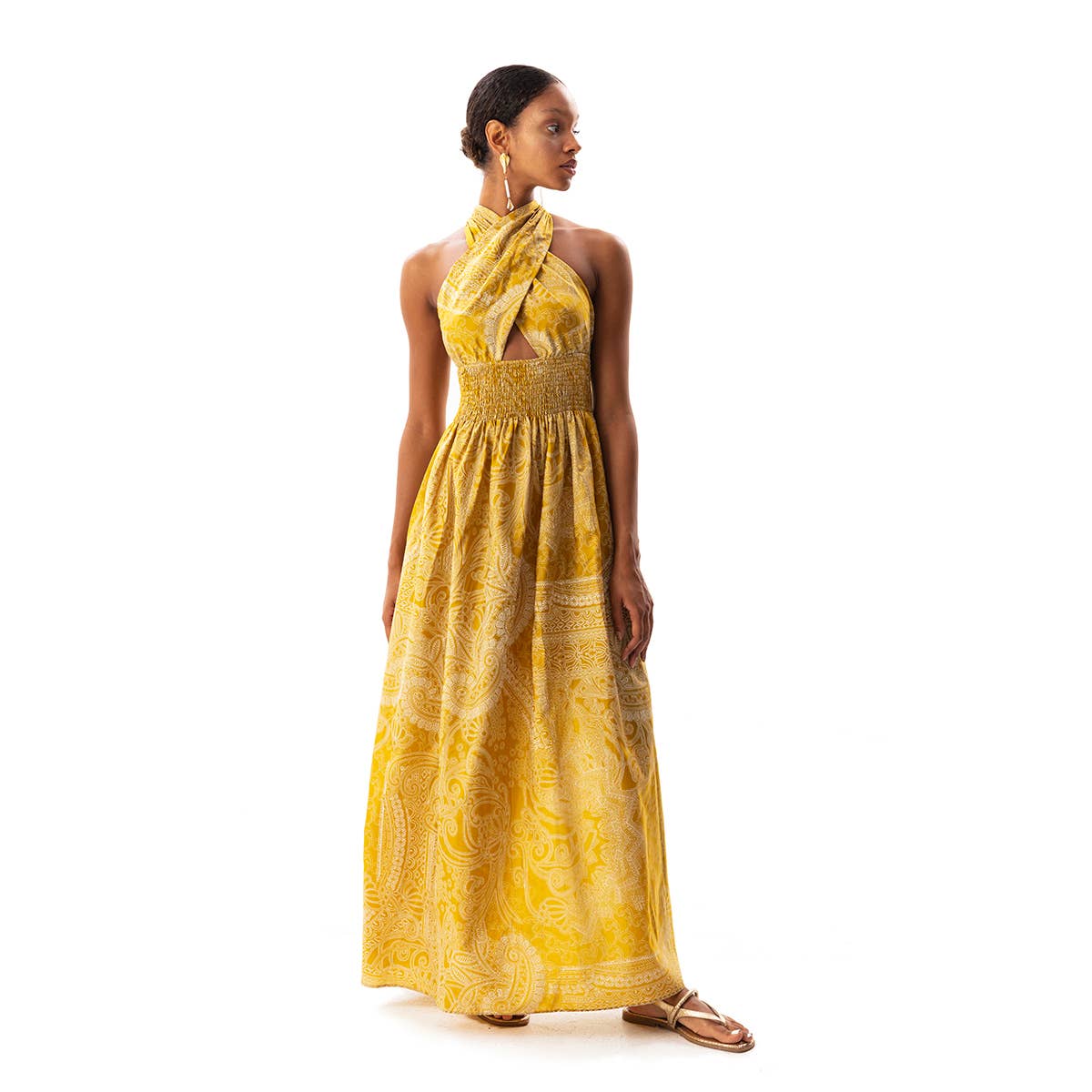 Johona Criss Cross Maxi Dress